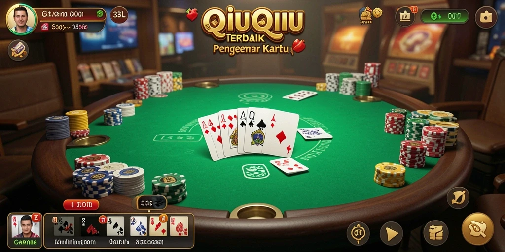 Gameplay seru QiuQiu dalam aplikasi 33L.