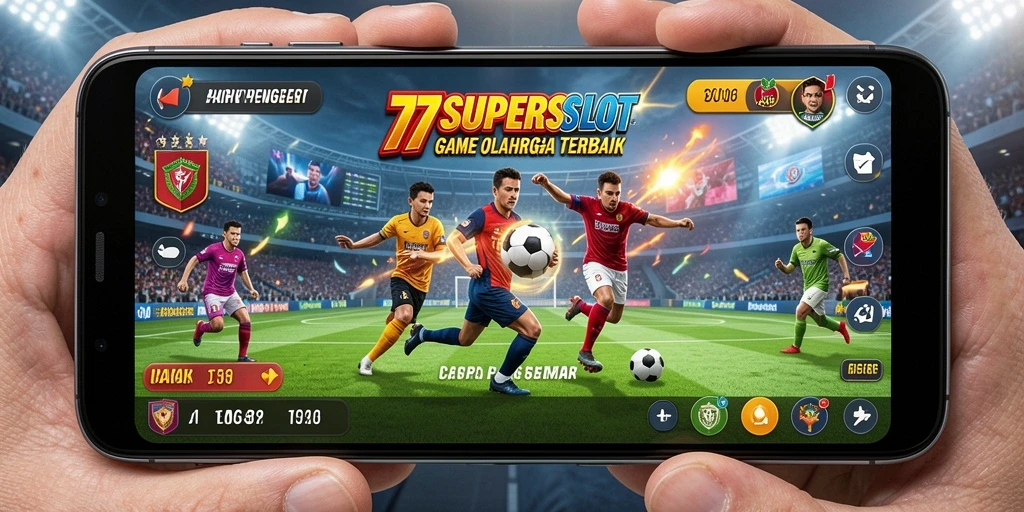 Tampilan aksi seru dalam permainan olahraga 77SUPERSLOT.