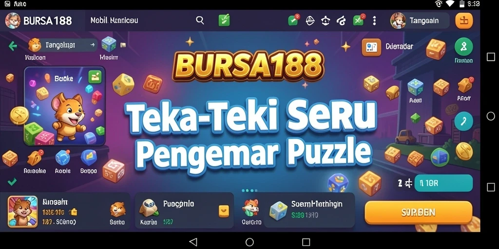 Tampilan gameplay BURSA188 yang seru dan menantang dalam permainan Puzzle.