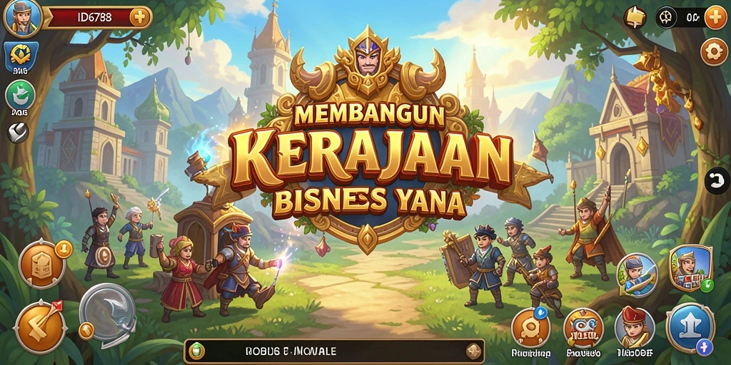 Screenshot gameplay ID6788 menunjukkan keseruan membangun bisnis.