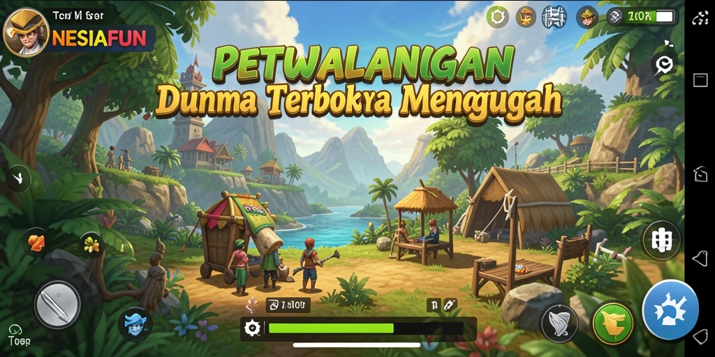 Tampilan menakjubkan dari gameplay Open World NESIAFUN.