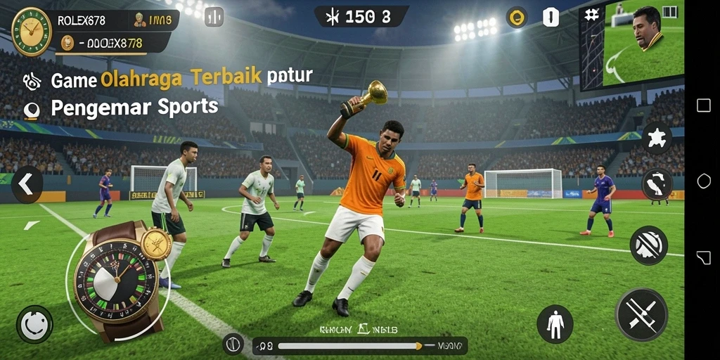 Tampilan screenshot utama ROLEX878 yang menampilkan momen seru dalam pertandingan.