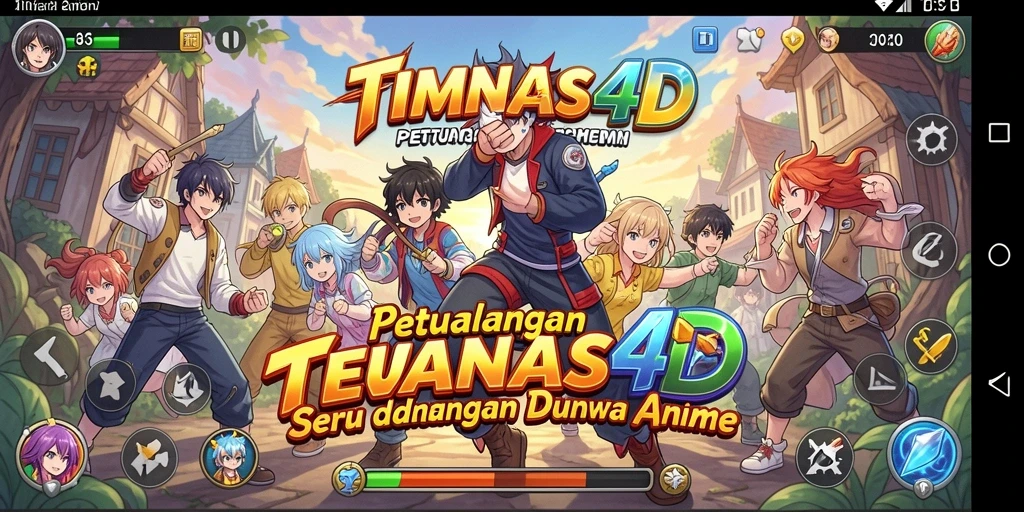 Gameplay seru TIMNAS4D dengan karakter Anime yang menawan.