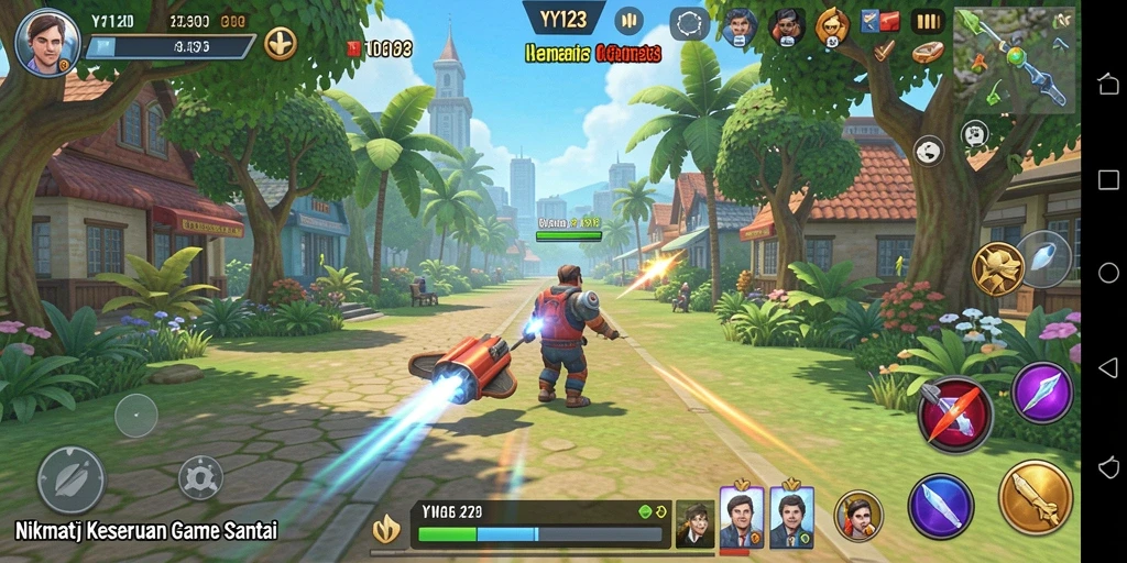 Screenshot gameplay YY123 menampilkan aksi seru dan grafik menarik.
